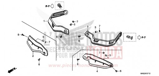 PROTEGE-DOIGTS CRF1100D4L de 2020